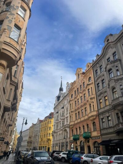 Historische Häuser in der Altstadt von Prag